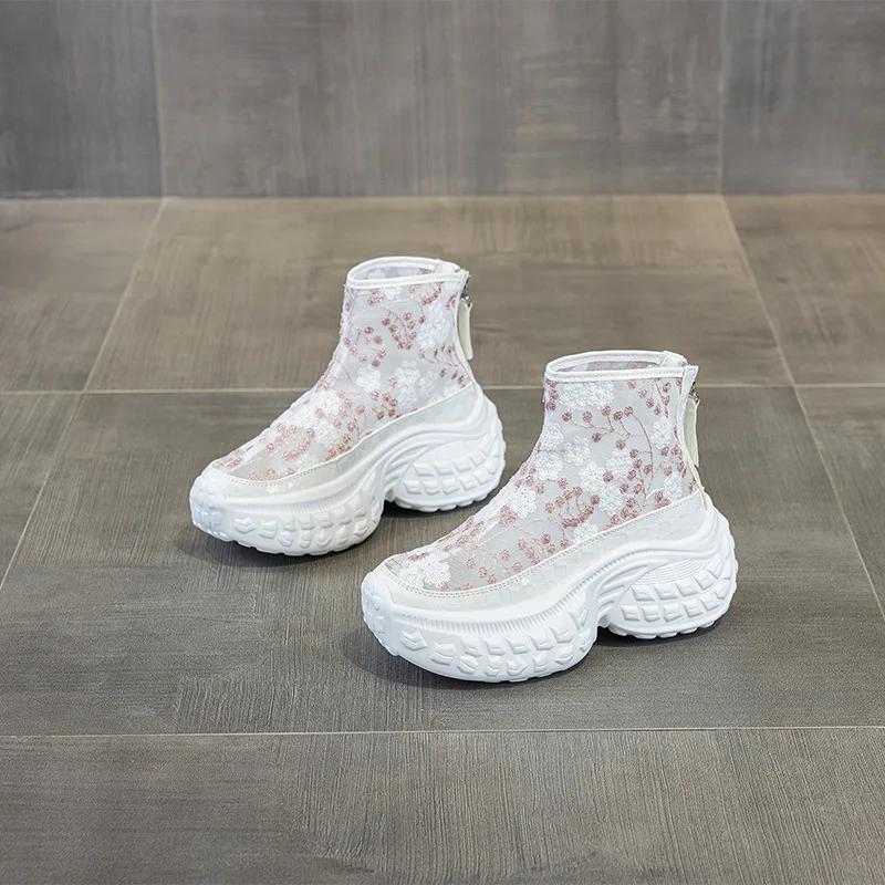 Fashion 8CM Ankle Boots Microfiber Patent Leather Flats Sandals Women Air Mesh Summer Fashion Ladies Platform Wedge Sneakers Women Shoes 39 розовый
Fashion 8CM Ankle Boots Microfiber Patent Leather Flats Sandals Women Air Mesh Summer Fashion Ladies Platform Wedge Sneakers Women Shoes 39 розовый