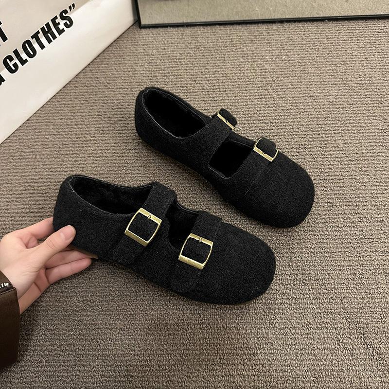 Однословная пряжка повседневные дышащие одинарные женские туфли весна новые замшевые женские туфли круглый носок мелкий вырез 43 чёрный
Однословная пряжка повседневные дышащие одинарные женские туфли весна новые замшевые женские туфли круглый носок мелкий вырез 43 чёрный