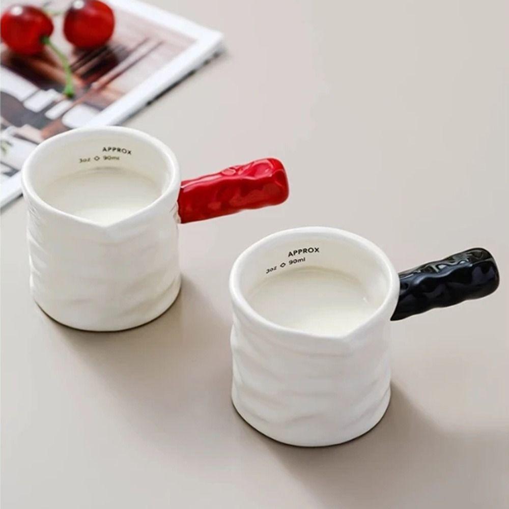 With Scale Small Milk Jar Heat-resistant Coffee Extraction Cup Coffee Measuring Cup Birthday Gift срібний
With Scale Small Milk Jar Heat-resistant Coffee Extraction Cup Coffee Measuring Cup Birthday Gift срібний