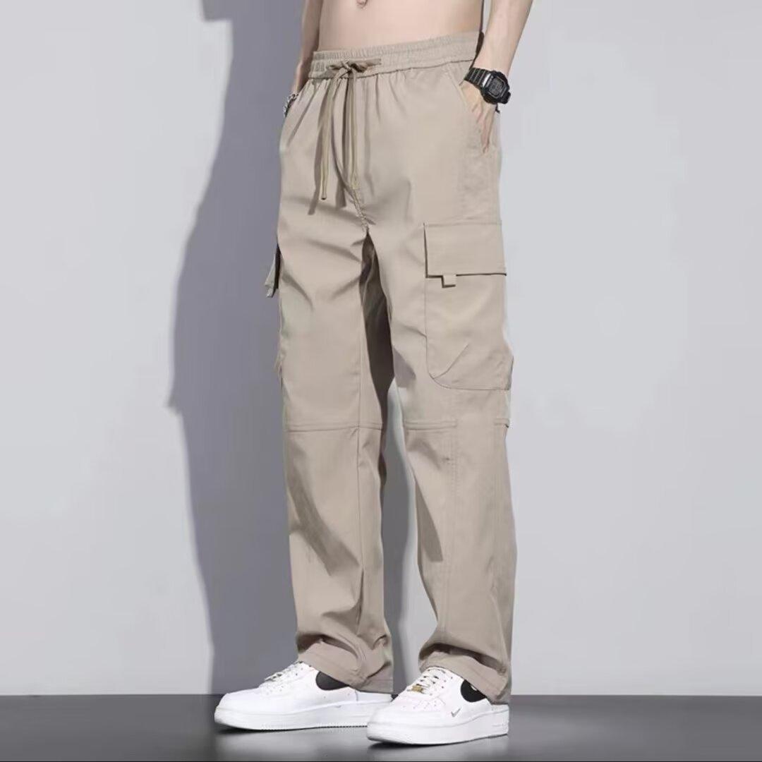 Spring and Autumn Overalls Loose Straight Windproof Waterproof Charging Pants Wear-resistant Labor Insurance Work Pants 4XL хакі
Spring and Autumn Overalls Loose Straight Windproof Waterproof Charging Pants Wear-resistant Labor Insurance Work Pants 4XL хакі
