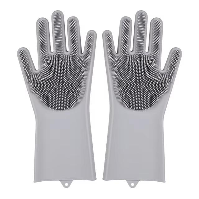 Magic Silicone Dishwashing Gloves - Sponge Scrubber Rubber Gloves, Household Kitchen Cleaning Tools серый
Magic Silicone Dishwashing Gloves - Sponge Scrubber Rubber Gloves, Household Kitchen Cleaning Tools серый