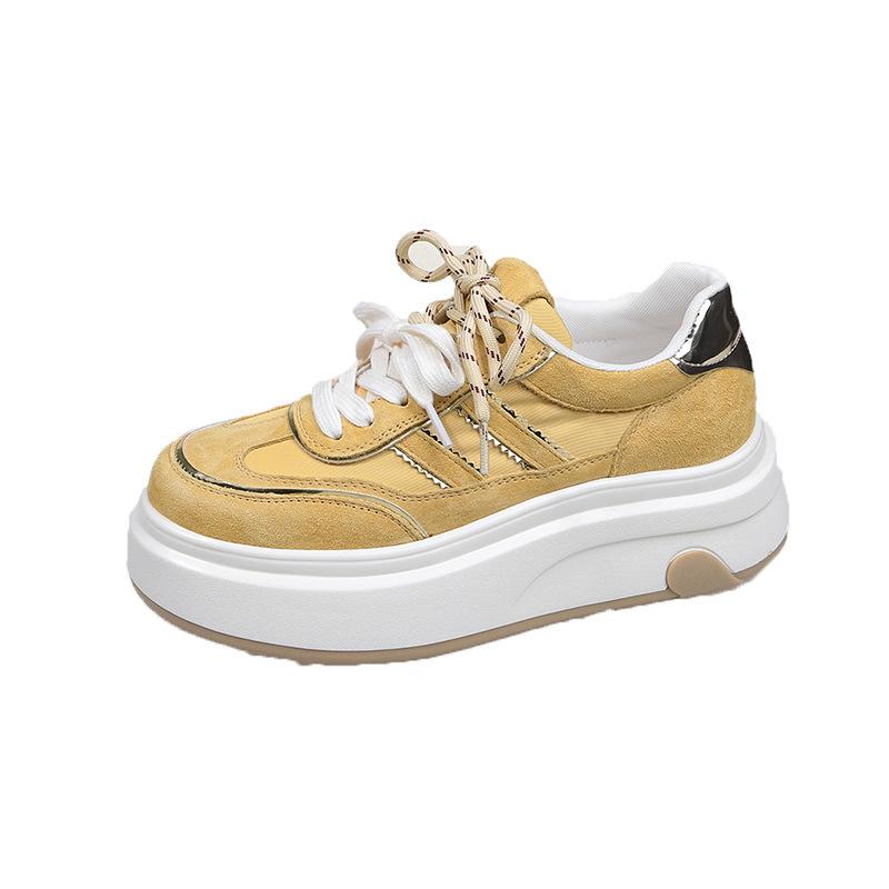 Leather thick-soled heightening little white shoes women s 2025 autumn new fashion versatile board shoes small casual sports shoes 40 жёлтый
Leather thick-soled heightening little white shoes women s 2025 autumn new fashion versatile board shoes small casual sports shoes 40 жёлтый
