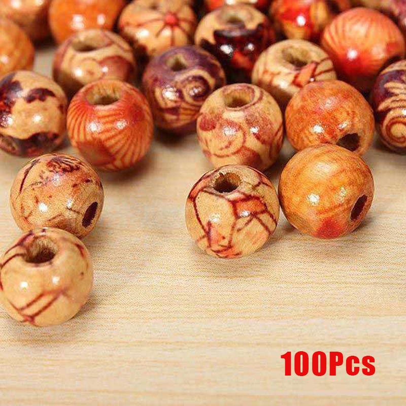200Pcs Painted Wooden Beads Spacer Round Big Hole Beads for Jewelry Making Fit Charm Bracelet DIY Findings 9x10mm
200Pcs Painted Wooden Beads Spacer Round Big Hole Beads for Jewelry Making Fit Charm Bracelet DIY Findings 9x10mm