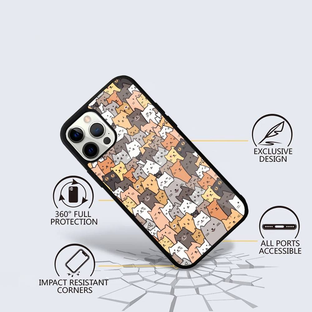 Cat Cartoon Cute Phone Case For iPhone 16,15,14,13,12,11,Plus,Pro,Max Mini Magsafe Magnetic Wireless Charging iPhone12
Cat Cartoon Cute Phone Case For iPhone 16,15,14,13,12,11,Plus,Pro,Max Mini Magsafe Magnetic Wireless Charging iPhone12