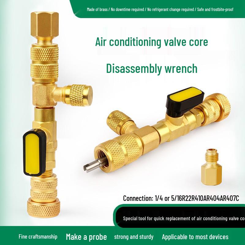 Air Conditioner Valve Core Removal and Maintenance Tool
Air Conditioner Valve Core Removal and Maintenance Tool