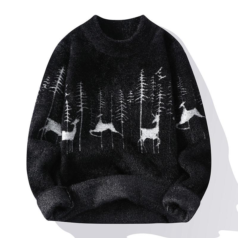 Men s 2023 Trendy Faux Mink Wool Sweater: Warm, Thick, Round Neck Beige Knitwear for Autumn/Winter XL чорний
Men s 2023 Trendy Faux Mink Wool Sweater: Warm, Thick, Round Neck Beige Knitwear for Autumn/Winter XL чорний