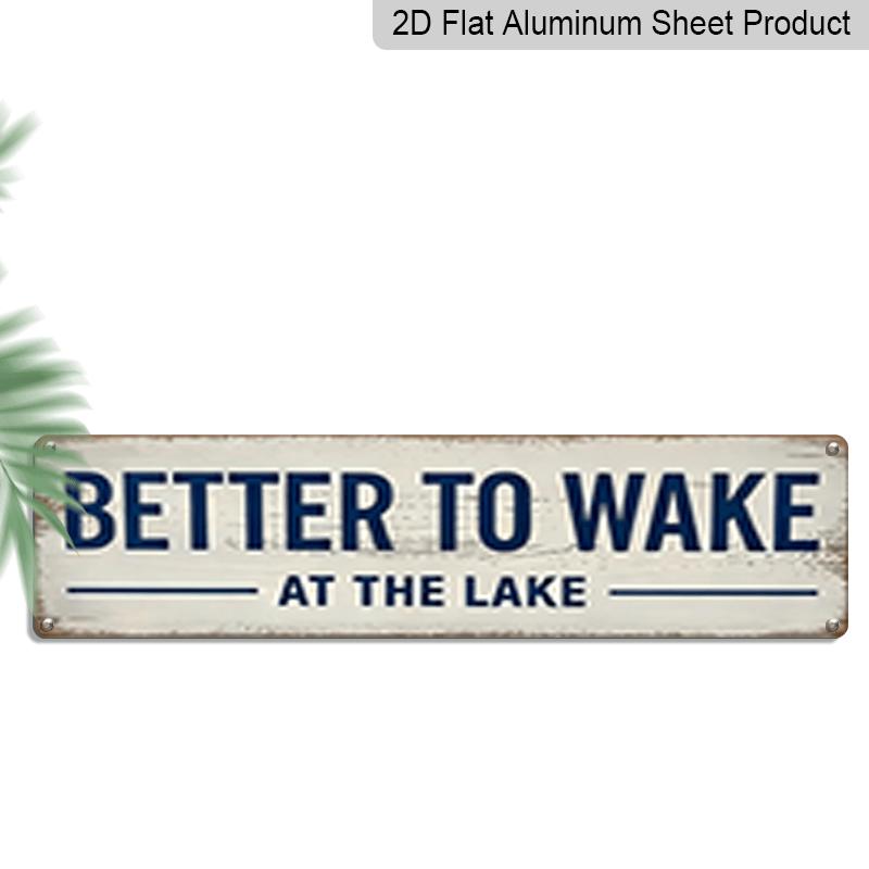 1 Large Farmhouse Wall Aluminum Decoration Logo It s Better To Wake Up By The Lake”-country Lakeside Cottage Decoration with White and Navy Blue 40cm x 10cm
1 Large Farmhouse Wall Aluminum Decoration Logo It s Better To Wake Up By The Lake”-country Lakeside Cottage Decoration with White and Navy Blue 40cm x 10cm