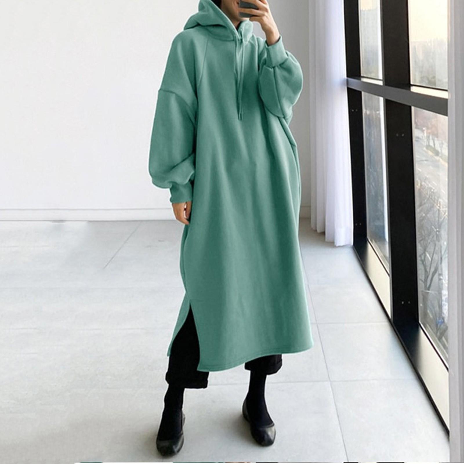 2026 Autumn Oversize Women s Long Hoodie Black Hat Pockets Long Sleeves Loose Hoodies Female Winter Trendy Elegant Ladies Clothe S зелёный
2026 Autumn Oversize Women s Long Hoodie Black Hat Pockets Long Sleeves Loose Hoodies Female Winter Trendy Elegant Ladies Clothe S зелёный