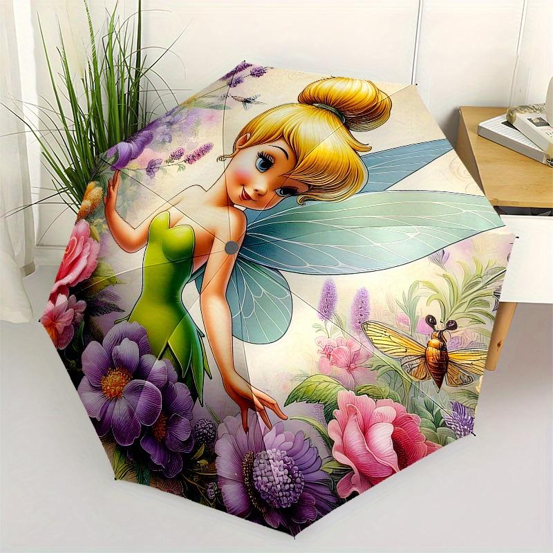Tinkerbell, Fairy Automatic Opening and Closing Umbrella, Compact Travel Umbrella, Lightweight and Portable, Suitable for Beach Commuting Bu
Tinkerbell, Fairy Automatic Opening and Closing Umbrella, Compact Travel Umbrella, Lightweight and Portable, Suitable for Beach Commuting Bu