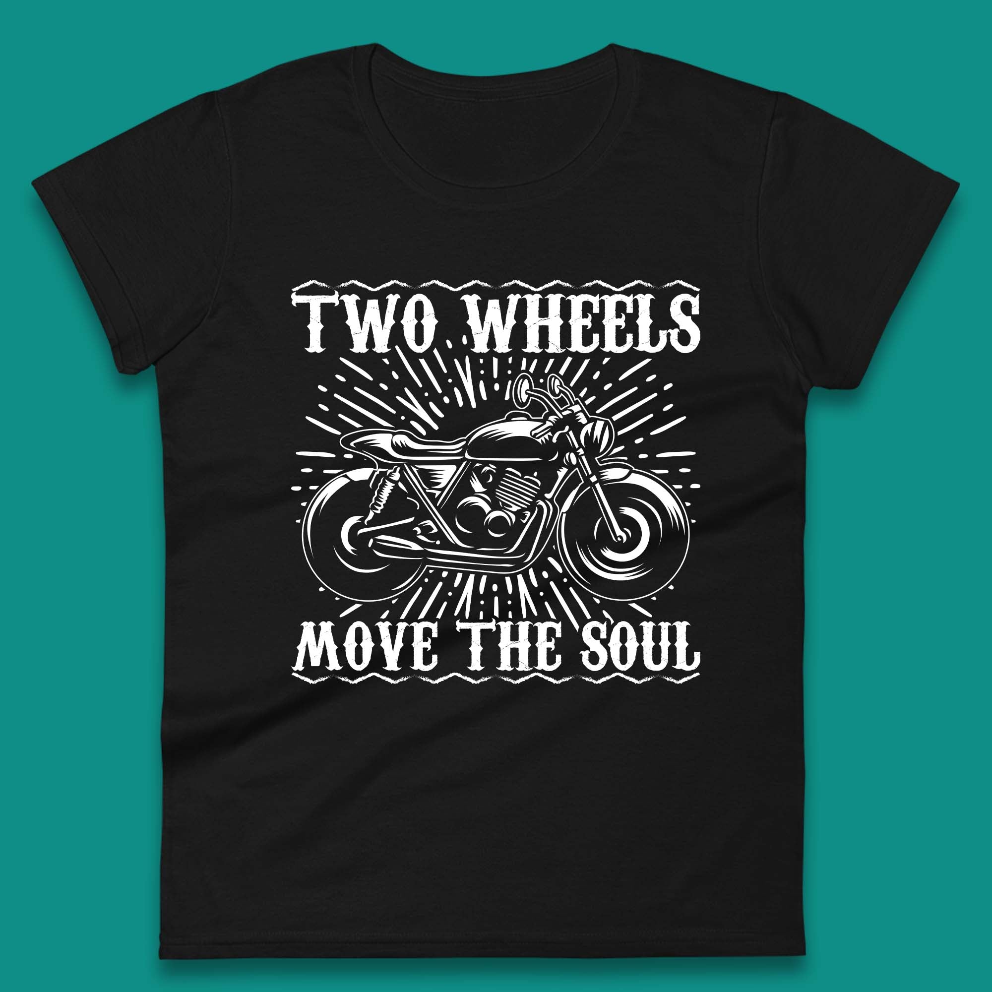 Two Wheels Move The Soul Womens T-Shirt Mens Tops Tees Unisex 3XL
Two Wheels Move The Soul Womens T-Shirt Mens Tops Tees Unisex 3XL