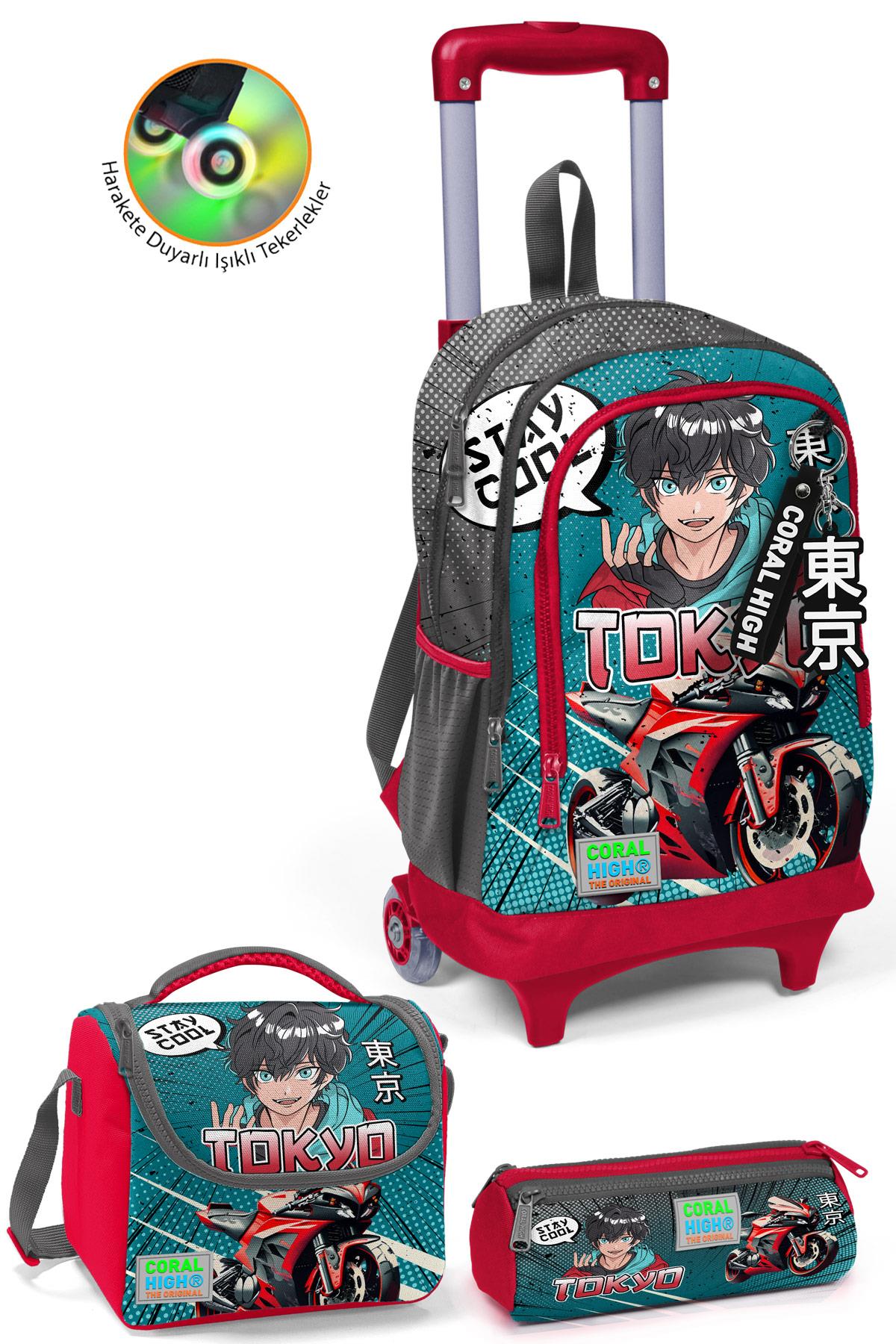 Coral High Kids Gri Nefti Anime Motorsiklet Desenli Üç Bölmeli Çekçekli 3 lü Çanta Seti SET0123964
Coral High Kids Gri Nefti Anime Motorsiklet Desenli Üç Bölmeli Çekçekli 3 lü Çanta Seti SET0123964