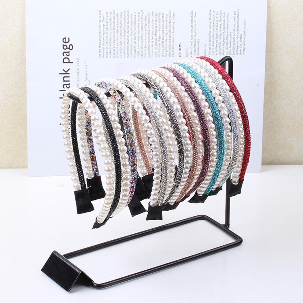 Temperament Fashion Korean Full Rhinestone Pearl Headband Hair Accessories Hair Band Hair Hoop
Temperament Fashion Korean Full Rhinestone Pearl Headband Hair Accessories Hair Band Hair Hoop
