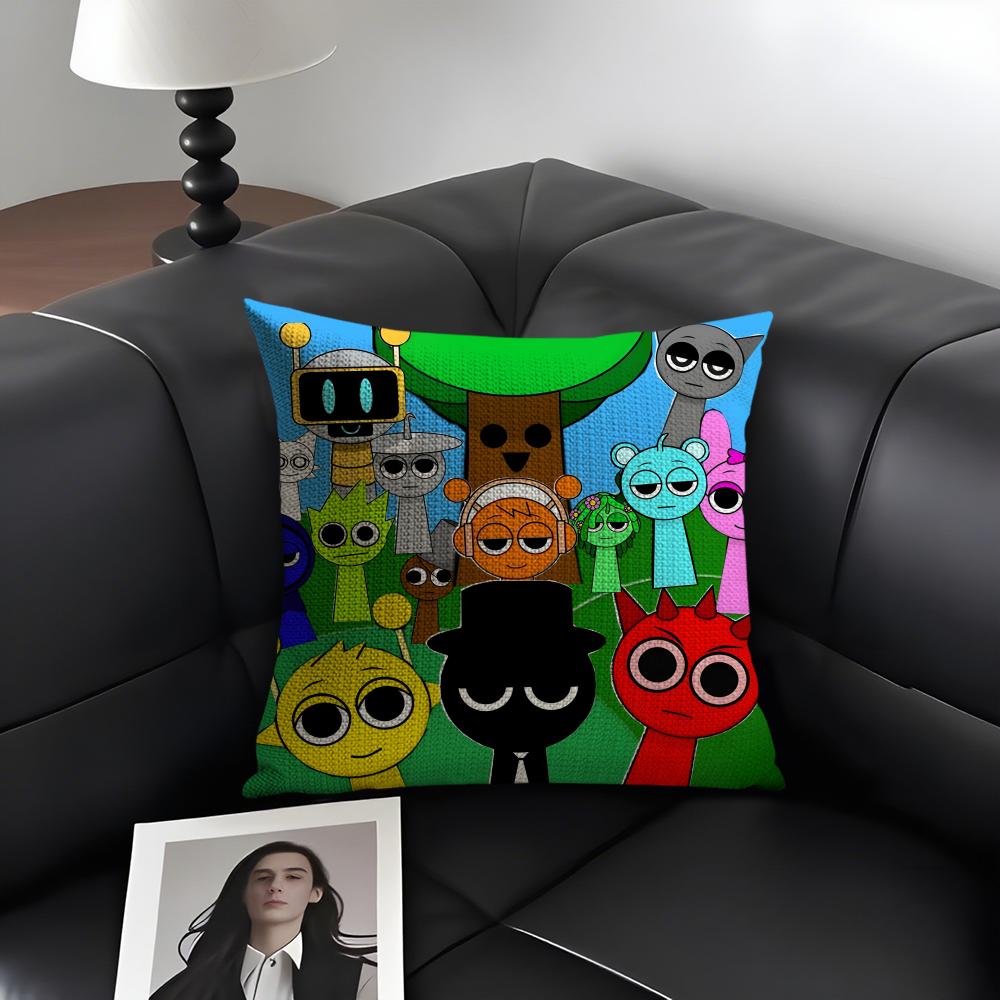 SSprunki Cartoon Cushion Cover Natural Linen Organic Fabric DoubleSided Printing Sofa Home Decor Gift Pillow Case 30x30cm
SSprunki Cartoon Cushion Cover Natural Linen Organic Fabric DoubleSided Printing Sofa Home Decor Gift Pillow Case 30x30cm