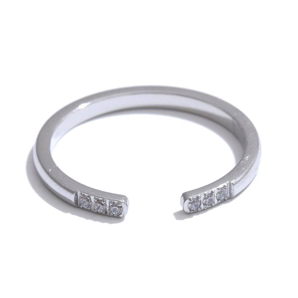 Yhpup Arrivals 316L Adjustable Stainless Steel Zirconia Open Thin Ring Gold & Platinum Plated Fashion Finger Jewelry Gift resizable
Yhpup Arrivals 316L Adjustable Stainless Steel Zirconia Open Thin Ring Gold & Platinum Plated Fashion Finger Jewelry Gift resizable