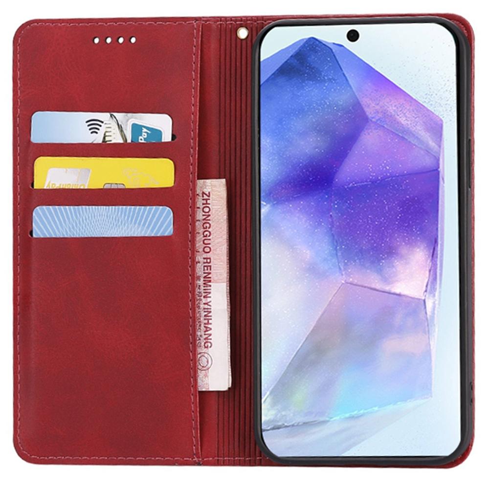 For Samsung Galaxy A15 4G/5G Case Wallet Calf Texture Leather Phone Cover with Hidden Magnetic Closure Blue
For Samsung Galaxy A15 4G/5G Case Wallet Calf Texture Leather Phone Cover with Hidden Magnetic Closure Blue