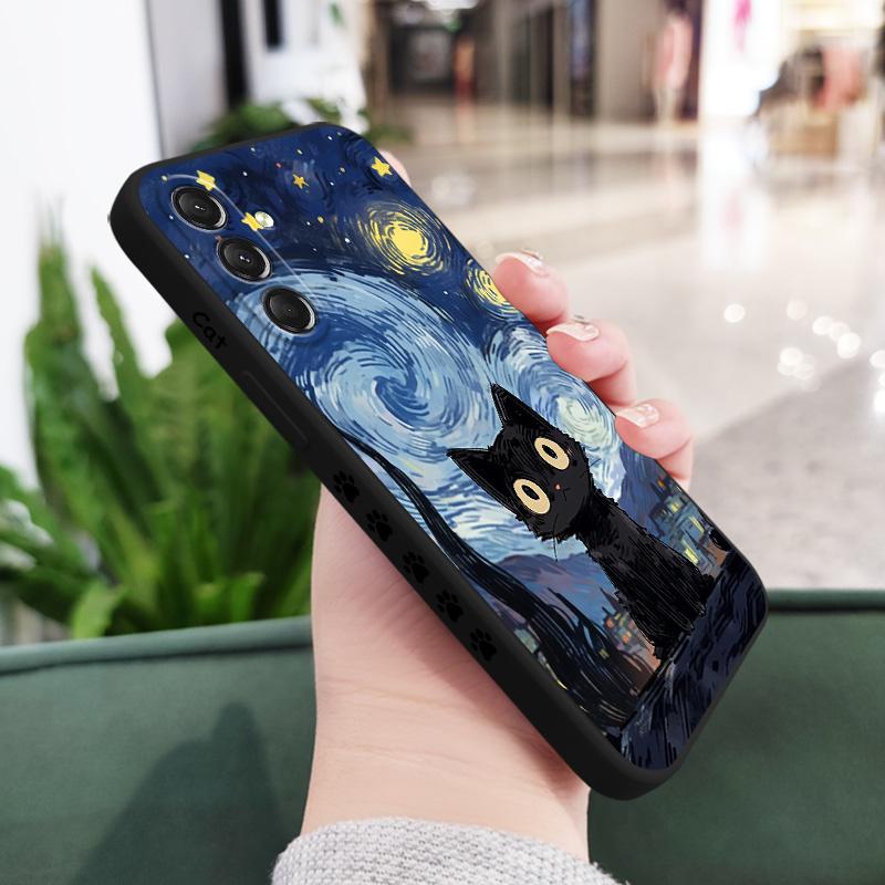 Starry Cat Phone Case For Samsung Galaxy S25 FE S24 S23 S22 S21 S20 S10 S10E Ultra Plus Note 20 Ultra 10 Plus Cover Galaxy S24 чёрный
Starry Cat Phone Case For Samsung Galaxy S25 FE S24 S23 S22 S21 S20 S10 S10E Ultra Plus Note 20 Ultra 10 Plus Cover Galaxy S24 чёрный