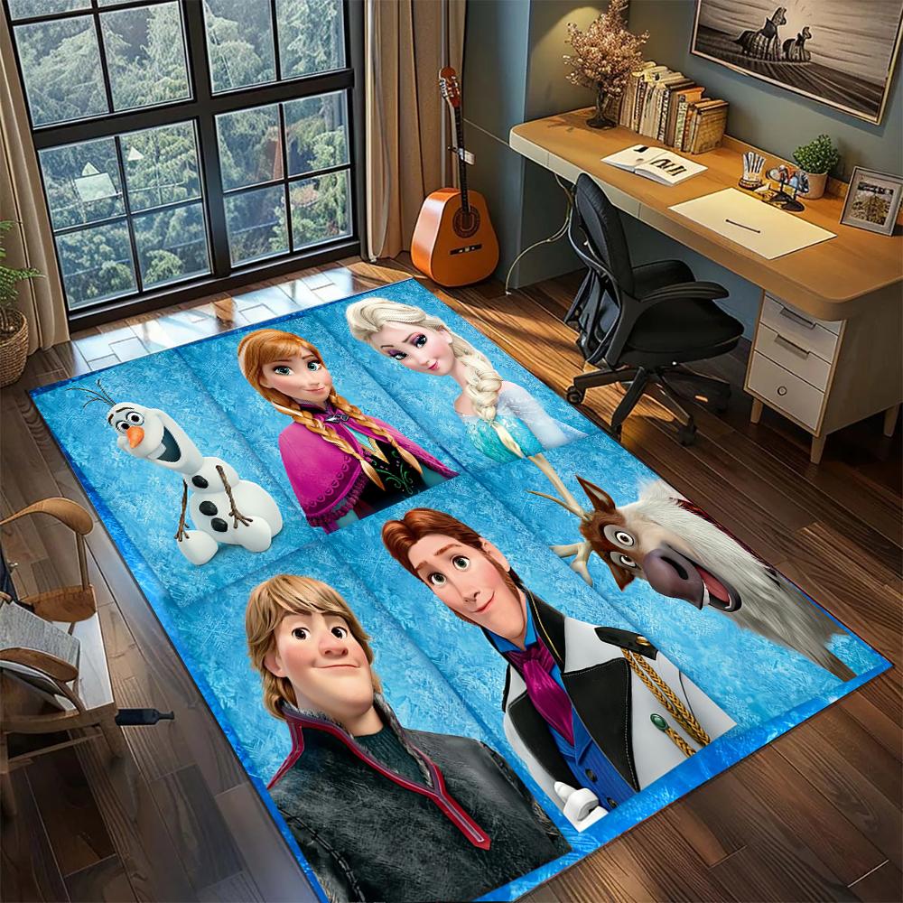 Frozen Elsa Anna Princess Rug Carpet Large Area Rug Non Slip Washable Floor Mat Gamer Room Bedroom Home Decor 60x90cm
Frozen Elsa Anna Princess Rug Carpet Large Area Rug Non Slip Washable Floor Mat Gamer Room Bedroom Home Decor 60x90cm