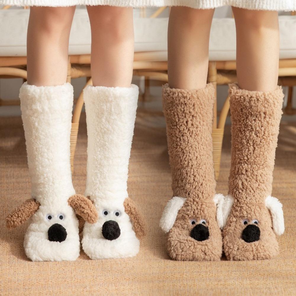 Cute puppy Women Long Socks Fluffy Home Floor Socks Casual Snow Socks Christmas Gifts білий
Cute puppy Women Long Socks Fluffy Home Floor Socks Casual Snow Socks Christmas Gifts білий