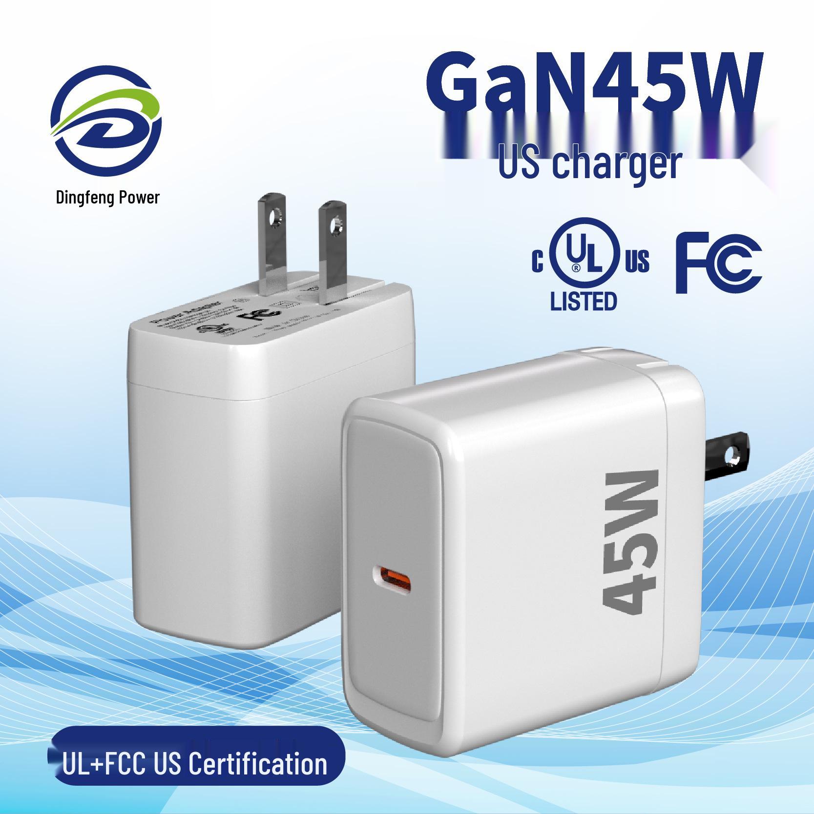 UL Certified 45W GaN Fast Charger for Apple Devices and Computers 45W US Standard, Single USB-C Port чорний
UL Certified 45W GaN Fast Charger for Apple Devices and Computers 45W US Standard, Single USB-C Port чорний