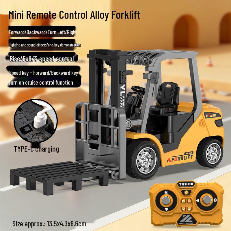 Bluetooth Remote Control Alloy Forklift Model: 1:64 Liftable Toy Truck for Boys
Bluetooth Remote Control Alloy Forklift Model: 1:64 Liftable Toy Truck for Boys