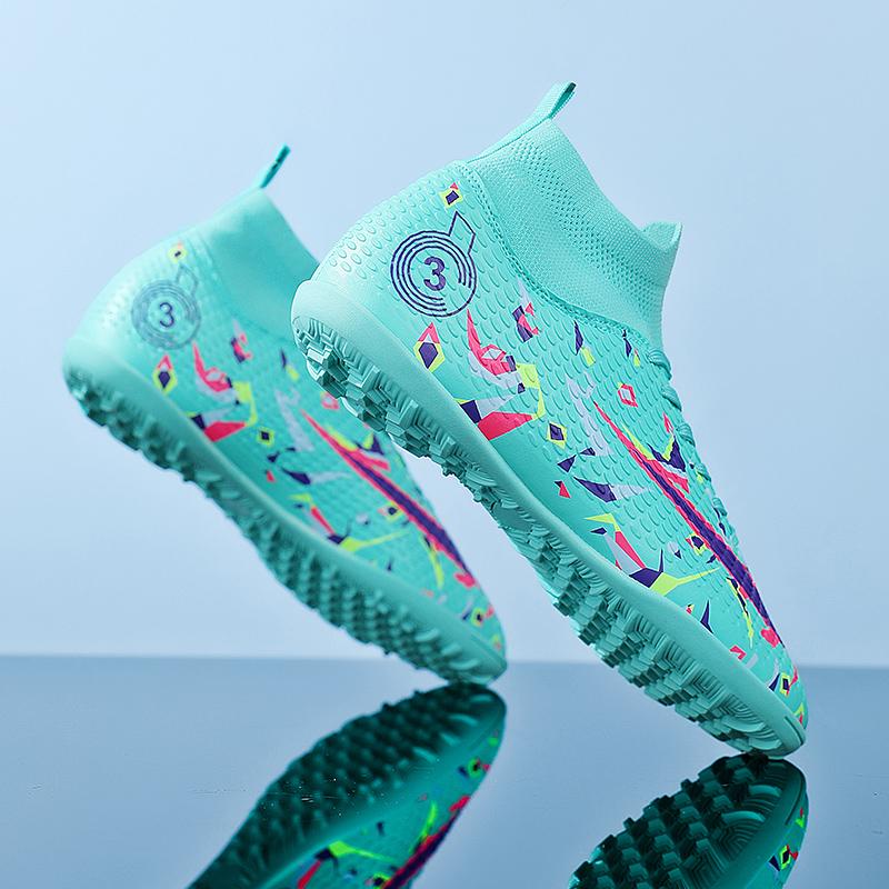 New Arrival Mandarin Duck Color Matching Soccer Cleats Studs Professional Training Match Football Shoes Sizes 31-46 32
New Arrival Mandarin Duck Color Matching Soccer Cleats Studs Professional Training Match Football Shoes Sizes 31-46 32