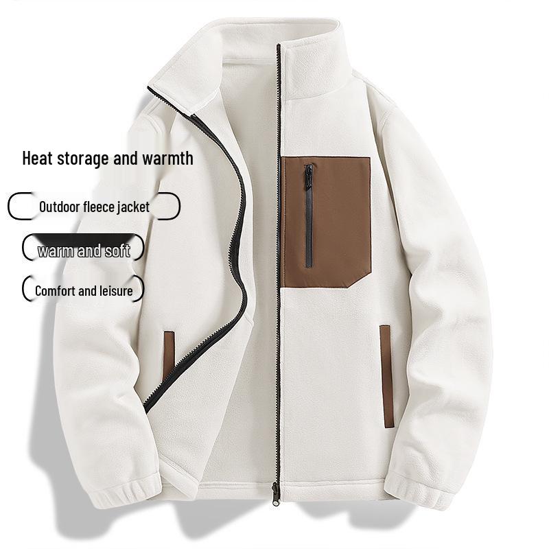 Men s Lambswool Fleece-Lined Stand-Up Collar Windbreaker Jacket - Warm, Cold-Proof, Thickened for Autumn and Winter L чорний
Men s Lambswool Fleece-Lined Stand-Up Collar Windbreaker Jacket - Warm, Cold-Proof, Thickened for Autumn and Winter L чорний