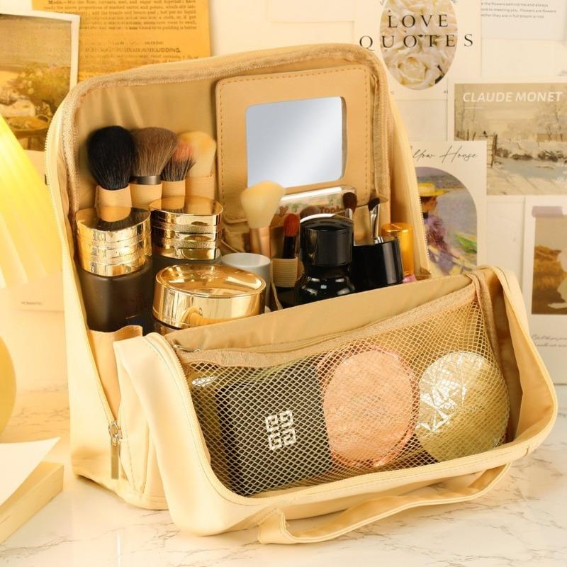 Women s Cosmetic Bag Simple Portable Storage Bags Large Capacity Multifunctional Travel Storage Bag Organization Accessories брудно-білий
Women s Cosmetic Bag Simple Portable Storage Bags Large Capacity Multifunctional Travel Storage Bag Organization Accessories брудно-білий