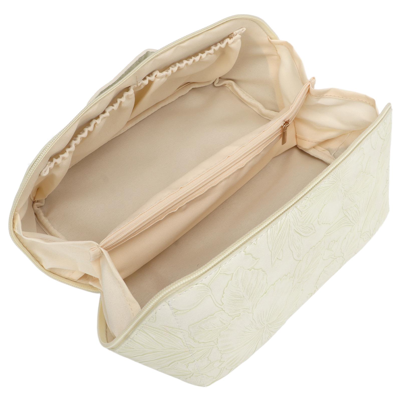 Makeup Cosmetic Bag Large Capacity Embossed Pattern Multifunctional Divider PU Leather Make Up Toiletry Bag for Travel
Makeup Cosmetic Bag Large Capacity Embossed Pattern Multifunctional Divider PU Leather Make Up Toiletry Bag for Travel