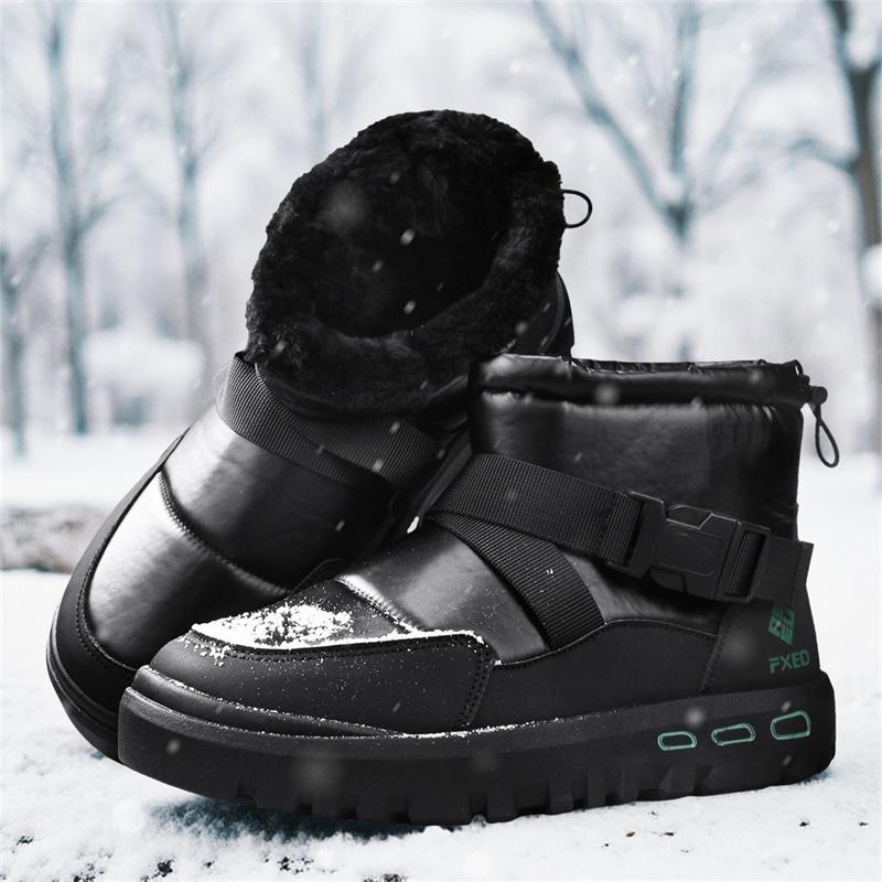 High Quality Men s Plush Warm Snow Boots Waterproof Cold Proof Men High Top Boots Fashion Designer Winter Men Shoes Botas Hombre 39 чорний
High Quality Men s Plush Warm Snow Boots Waterproof Cold Proof Men High Top Boots Fashion Designer Winter Men Shoes Botas Hombre 39 чорний