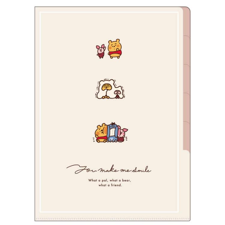 Kamio Japan Kanahei x Disney 5 Index File Winnie the Pooh 5 Pocket File Clear File Storage 021173
Kamio Japan Kanahei x Disney 5 Index File Winnie the Pooh 5 Pocket File Clear File Storage 021173