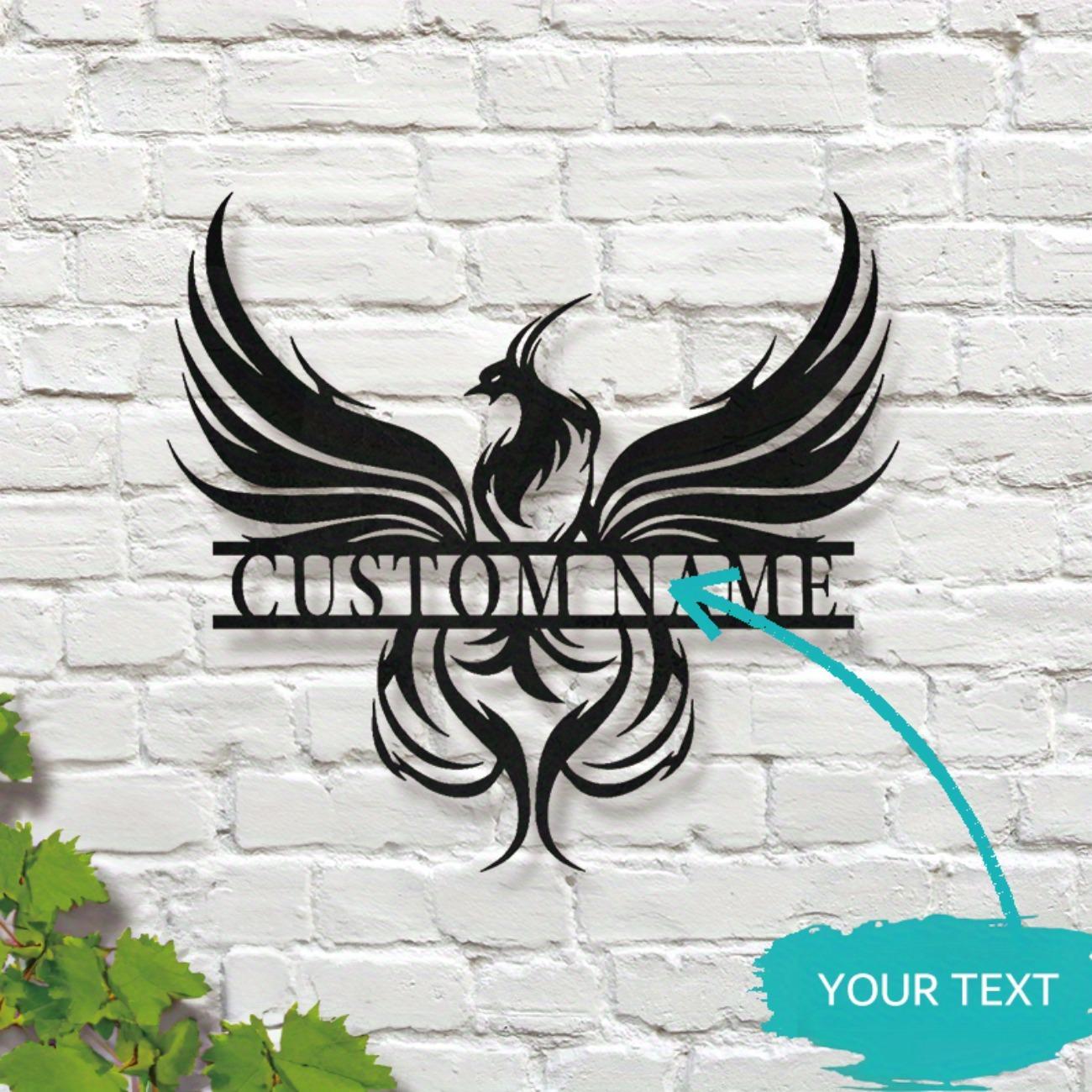 Personalized Firebird Metal Wall Art Custom Mythical Bird Sign No Electricity Decor Living Room Bedroom Office S чёрный
Personalized Firebird Metal Wall Art Custom Mythical Bird Sign No Electricity Decor Living Room Bedroom Office S чёрный