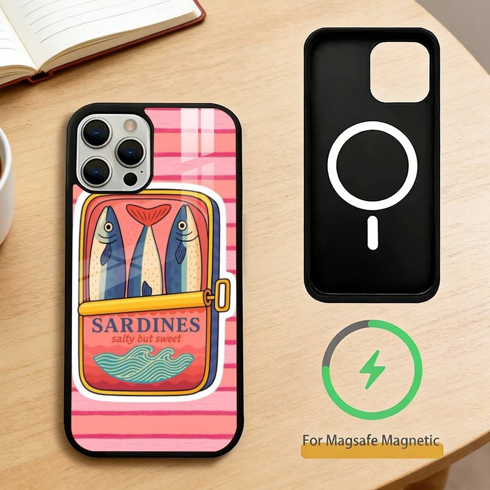 Cute Sardines Fish Art Phone Case For iPhone 14,16,15,13,17,12,Plus,Pro,Max Magnetic For Magsafe Frosted Cover iPhone13PRO
Cute Sardines Fish Art Phone Case For iPhone 14,16,15,13,17,12,Plus,Pro,Max Magnetic For Magsafe Frosted Cover iPhone13PRO
