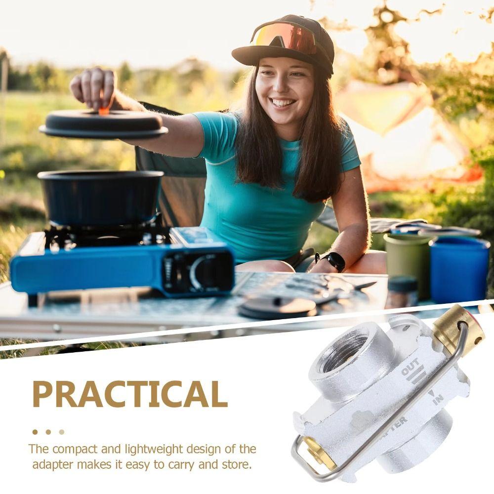 Cost-effective Camping Gas Adapter Valve Leak-proof Gas Refill Adapter BBQ золотий
Cost-effective Camping Gas Adapter Valve Leak-proof Gas Refill Adapter BBQ золотий