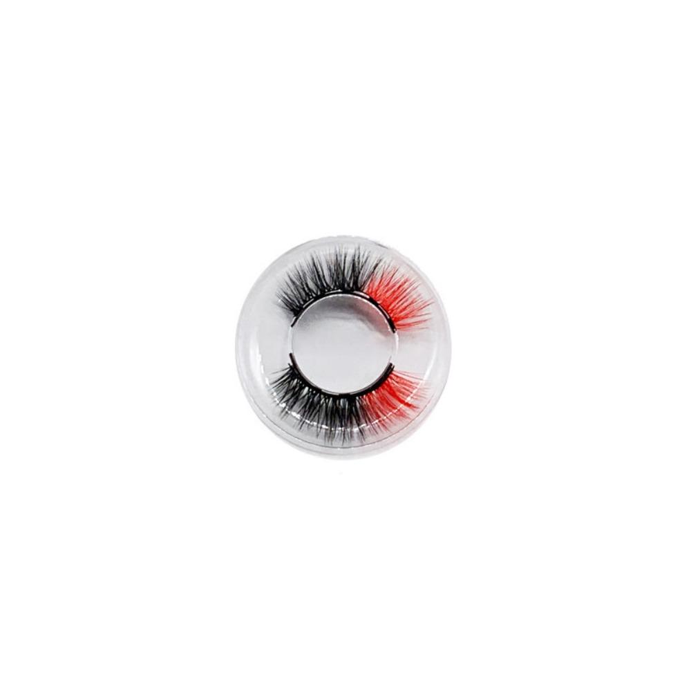 Hand-made 5D Mink Lashes Reusable False Eye Lashes Beautiful Magnetic Eyelash Women red+black-1pair
Hand-made 5D Mink Lashes Reusable False Eye Lashes Beautiful Magnetic Eyelash Women red+black-1pair