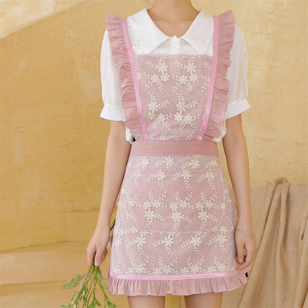 Apron for Women Home Kitchen 2026 Embroidered Vest Sleeveless Smock Korean Style Princess Work Waist Apron рожевий
Apron for Women Home Kitchen 2026 Embroidered Vest Sleeveless Smock Korean Style Princess Work Waist Apron рожевий