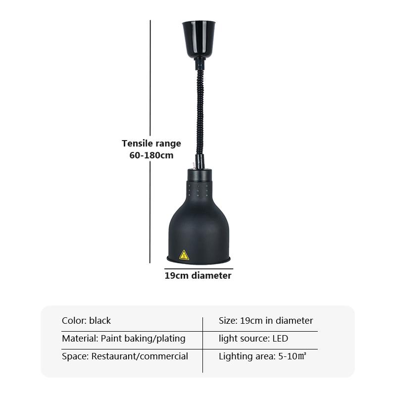 Лампа для подогрева шведского стола Электрическая лампа для подогрева Телескопическая Подвесная лампа для сохранения тепла в пище Регулируемая кухонная арматура Ресторан
Лампа для подогрева шведского стола Электрическая лампа для подогрева Телескопическая Подвесная лампа для сохранения тепла в пище Регулируемая кухонная арматура Ресторан