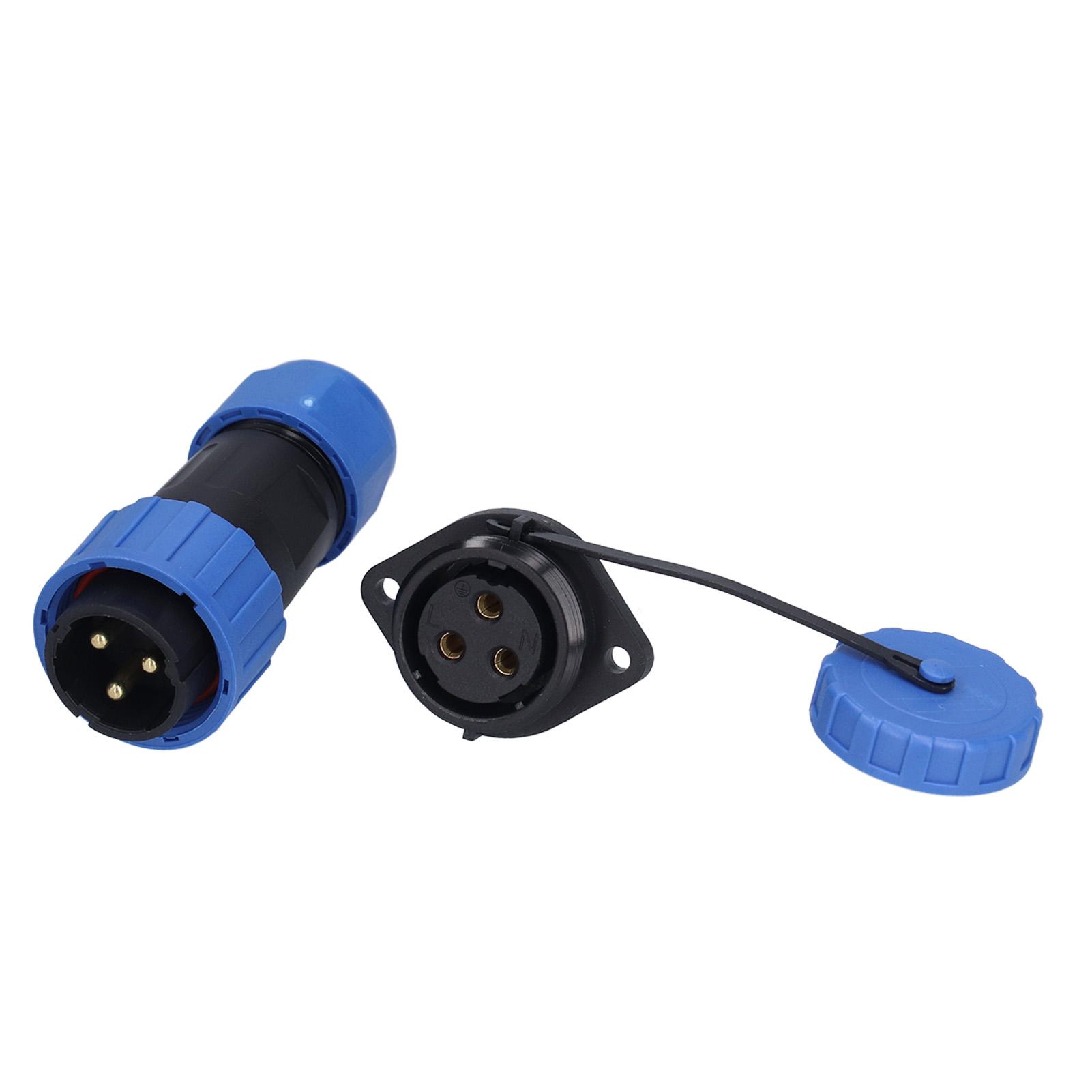 IP68 Waterproof Plug Socket Flange Butt Terminal Aviation Power Connector 250V 612mm LP20(3 Pin )
IP68 Waterproof Plug Socket Flange Butt Terminal Aviation Power Connector 250V 612mm LP20(3 Pin )