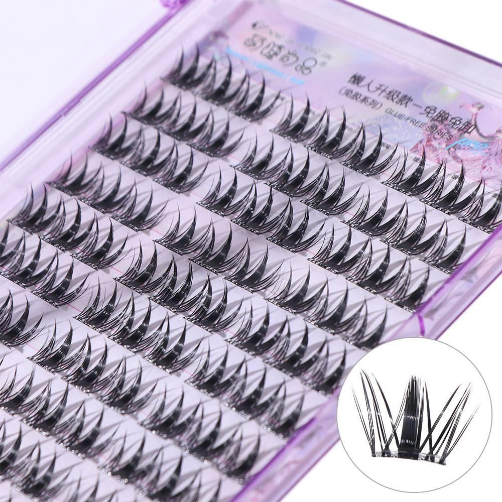 Sweet Glue Free Fake Eyelashes Curled Individual Fake Eyelashes Fashion Cluster False Lashes Party чорний
Sweet Glue Free Fake Eyelashes Curled Individual Fake Eyelashes Fashion Cluster False Lashes Party чорний