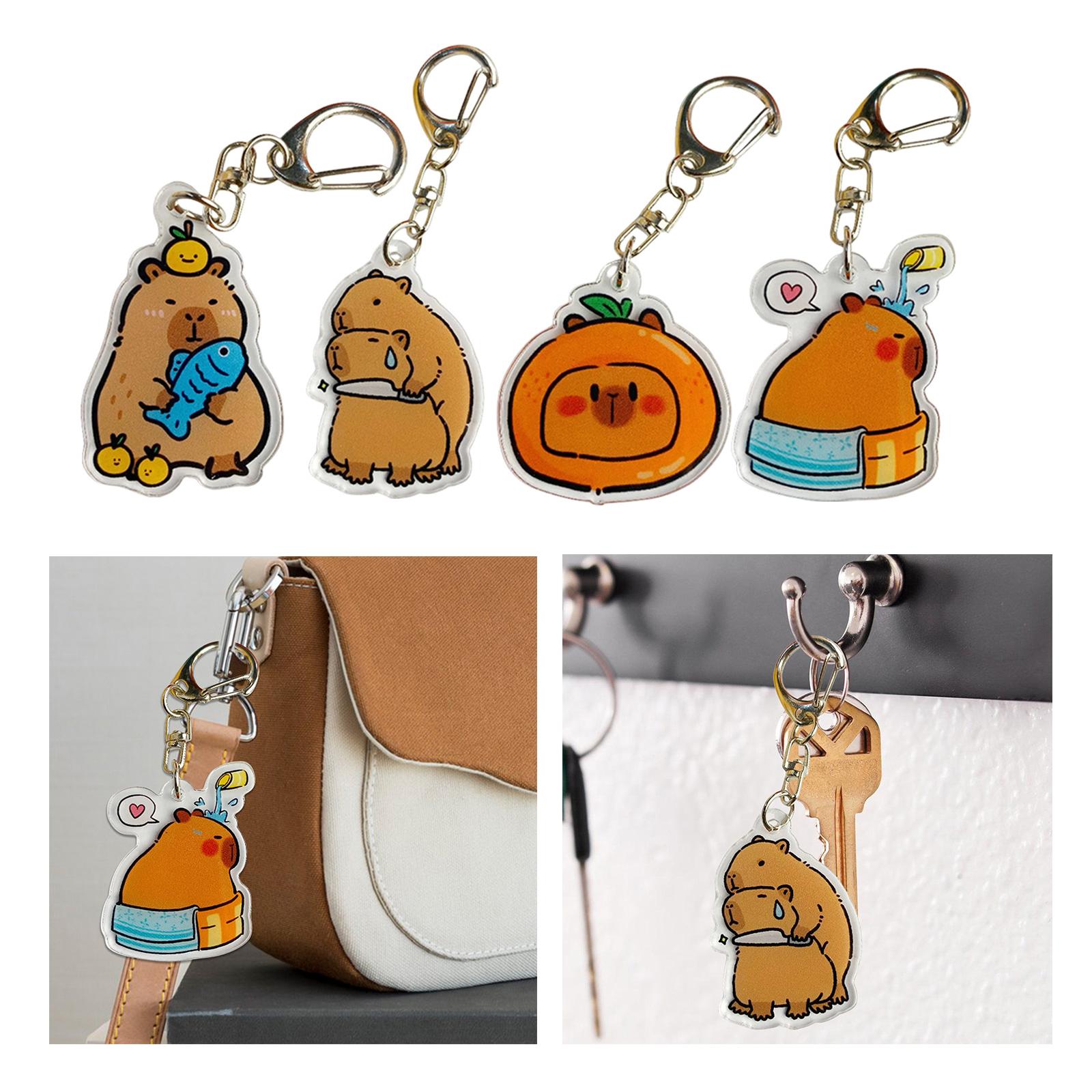 Cute Capybara Acrylic Keychain Trendy Capybara Acrylic Keyring Sturdy and Wear Resistant Keychain for Daily Use 4
Cute Capybara Acrylic Keychain Trendy Capybara Acrylic Keyring Sturdy and Wear Resistant Keychain for Daily Use 4