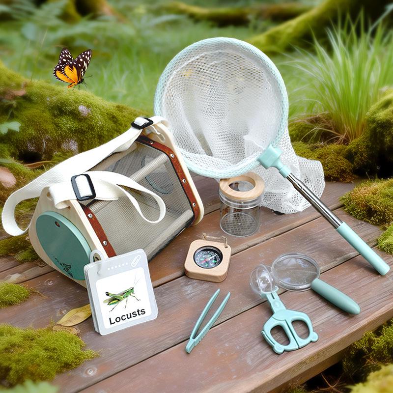 Kids Outdoor Insect Catcher & Science Exploration Kit with Compass and Magnifying Glass
Kids Outdoor Insect Catcher & Science Exploration Kit with Compass and Magnifying Glass