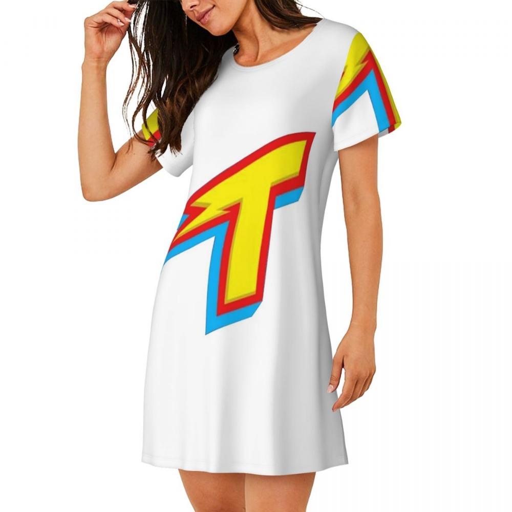 Custom Team Thundermans Short Sleeves Nightdress For Sleeping Sleepshirts Women Short Sleeve Nightgowns Loose Pajama Dress S
Custom Team Thundermans Short Sleeves Nightdress For Sleeping Sleepshirts Women Short Sleeve Nightgowns Loose Pajama Dress S