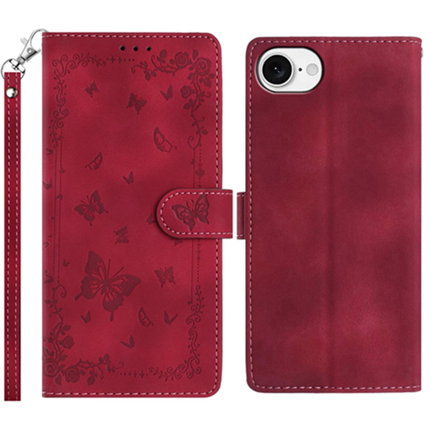 For iPhone 16e Case Garden Imprinted PU Leather Wallet Phone Cover with Wrist Strap
For iPhone 16e Case Garden Imprinted PU Leather Wallet Phone Cover with Wrist Strap