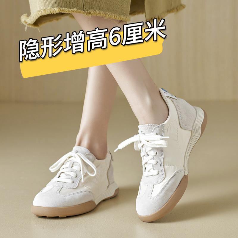 Pig skin ballet lithe series~ leather women s leisure sports inner height-increasing white shoes 34
Pig skin ballet lithe series~ leather women s leisure sports inner height-increasing white shoes 34
