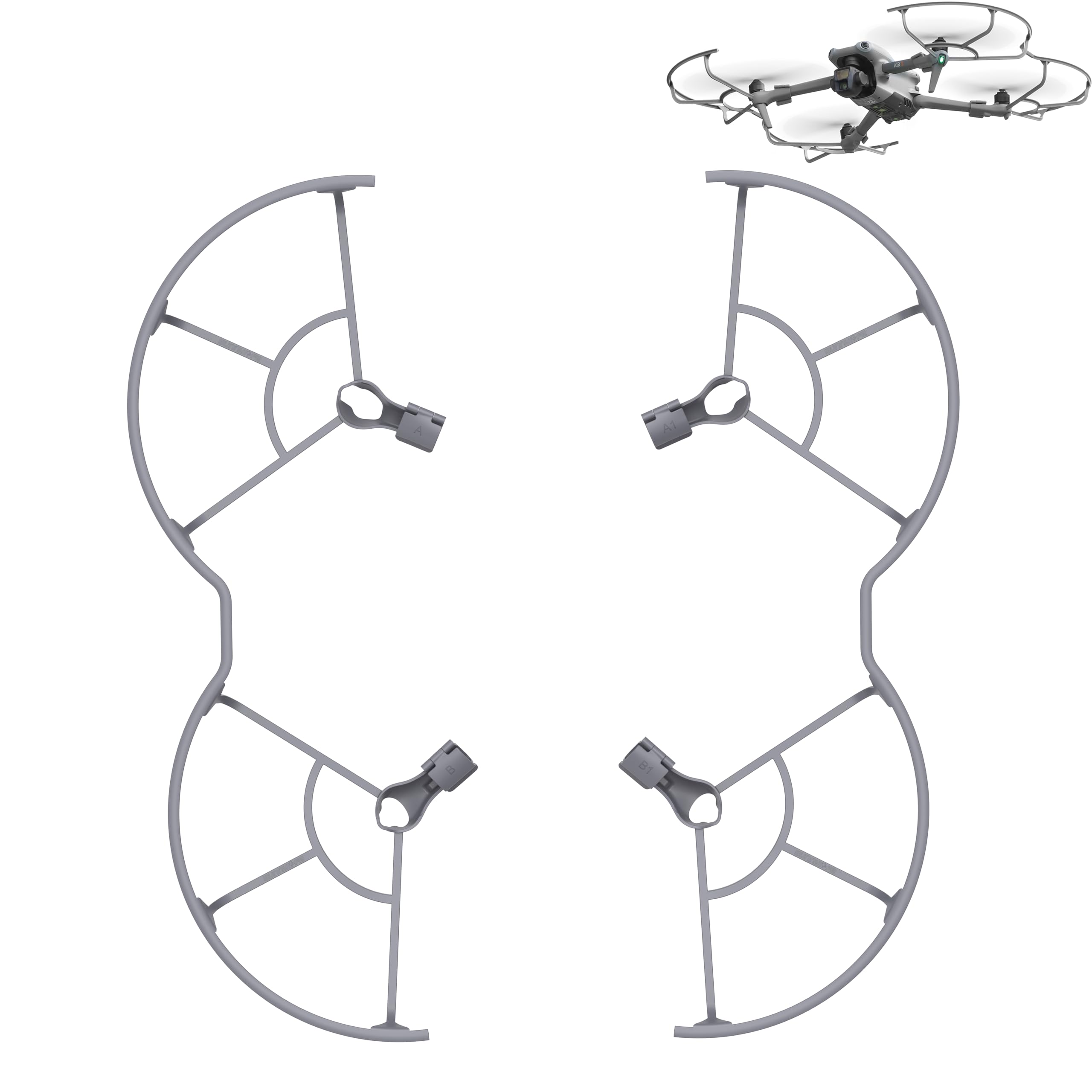 TOMGDRACO DJI AIR AIR 3 Захисний захисний посадковий пристрій для пропелерів Безпечний пропелер Легкий Аксесуари DJI AIR AIR 3 3S/DJI Guard, Захист 360°,
TOMGDRACO DJI AIR AIR 3 Захисний захисний посадковий пристрій для пропелерів Безпечний пропелер Легкий Аксесуари DJI AIR AIR 3 3S/DJI Guard, Захист 360°,