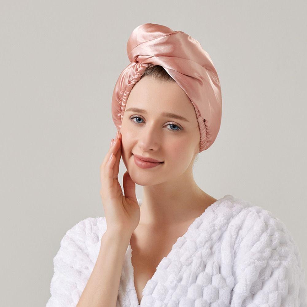 Absorbent Quick Drying Towel Solid Color Imitation Silk Shower Cap Hot Head Scarf Adult рожевий
Absorbent Quick Drying Towel Solid Color Imitation Silk Shower Cap Hot Head Scarf Adult рожевий