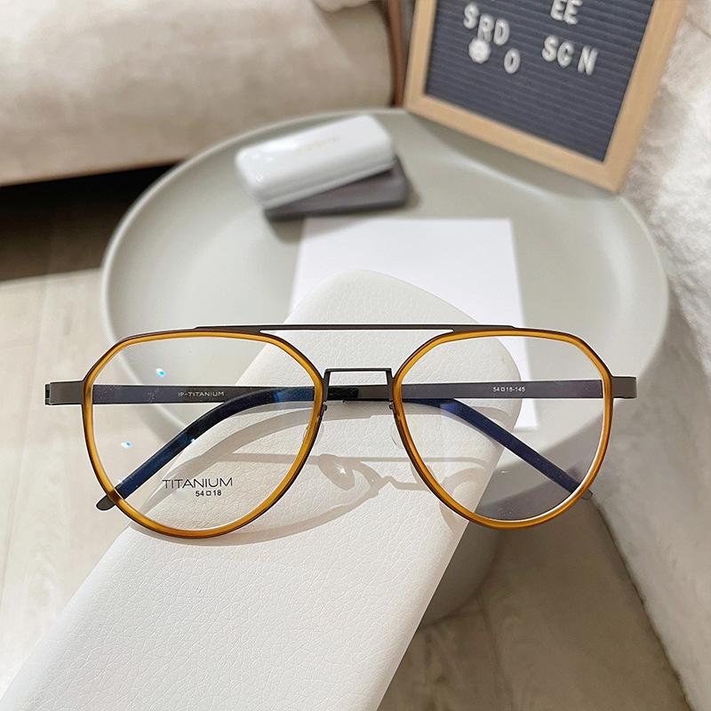 Denmark Design Pure Titanium Screwless Double Beam Oversized Glasses Frame Vintage Large Size Pilot Ultra-light Business Eyewear No Lens помаранчевий
Denmark Design Pure Titanium Screwless Double Beam Oversized Glasses Frame Vintage Large Size Pilot Ultra-light Business Eyewear No Lens помаранчевий