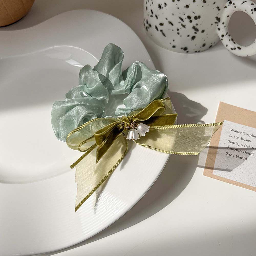 Camellia Gardenia Floral Hair Ropes Green Bow Hair Bands Ponytail Holder Large Intestine Circle
Camellia Gardenia Floral Hair Ropes Green Bow Hair Bands Ponytail Holder Large Intestine Circle