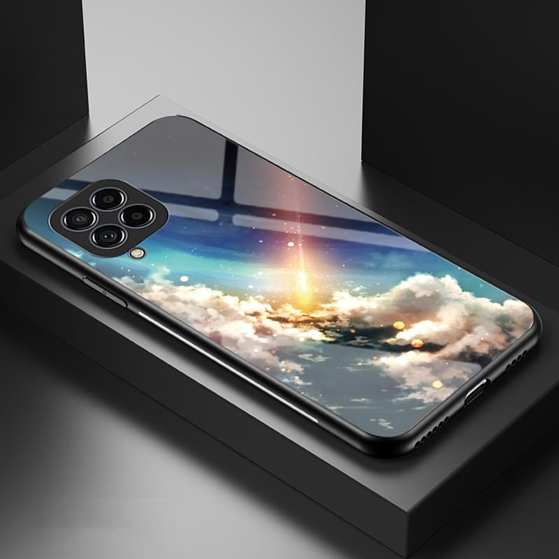For Samsung Galaxy M33 5G (Global Version) Slim Light Drop-proof Starry Sky Pattern Design Tempered Glass Back Case Hard PC TPU Shell Bright Starry Sky
For Samsung Galaxy M33 5G (Global Version) Slim Light Drop-proof Starry Sky Pattern Design Tempered Glass Back Case Hard PC TPU Shell Bright Starry Sky