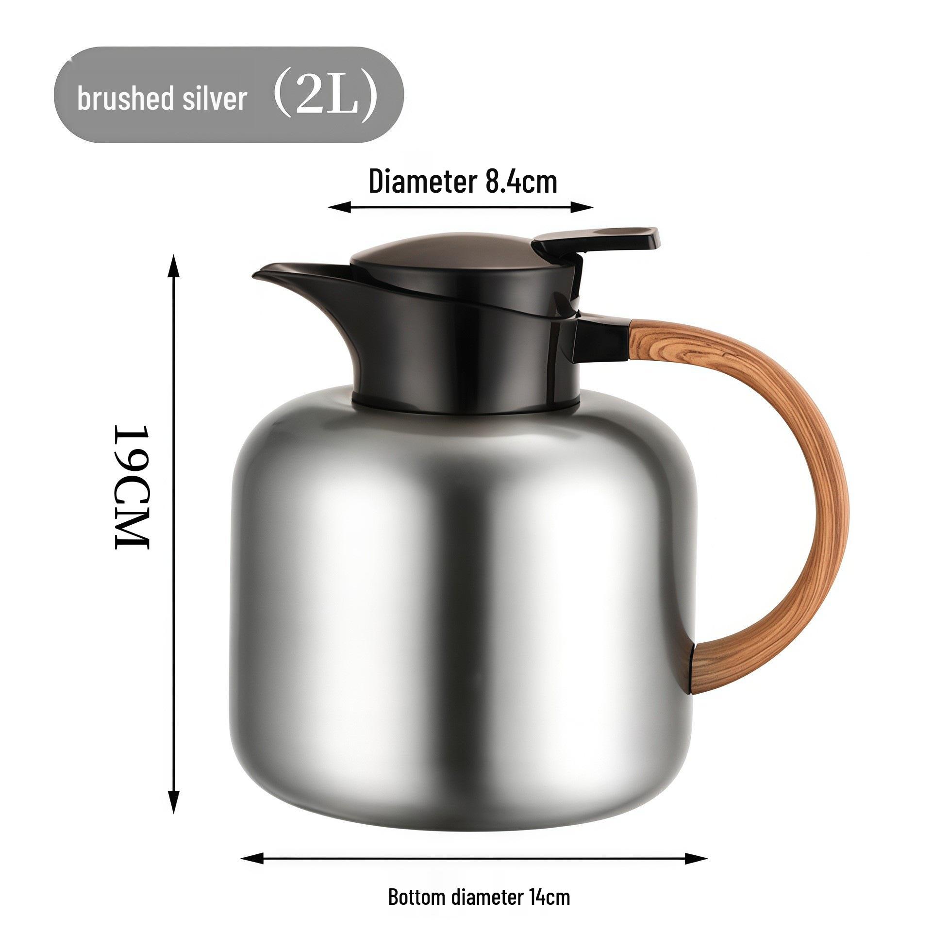304 Stainless Steel 2L Vacuum Insulated Flask - Hot Water Kettle & Thermos Gift 2L SUS304 Interior 24-Hour Insulation
304 Stainless Steel 2L Vacuum Insulated Flask - Hot Water Kettle & Thermos Gift 2L SUS304 Interior 24-Hour Insulation