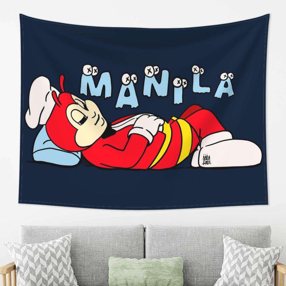 JOLLIBEE HOLIDAYS HYPEBEAST MANILA Tapestry Wall Hanging Aesthetic Home Decor Tapestries for Living Room Bedroom 74x94cm(29x37in)
JOLLIBEE HOLIDAYS HYPEBEAST MANILA Tapestry Wall Hanging Aesthetic Home Decor Tapestries for Living Room Bedroom 74x94cm(29x37in)